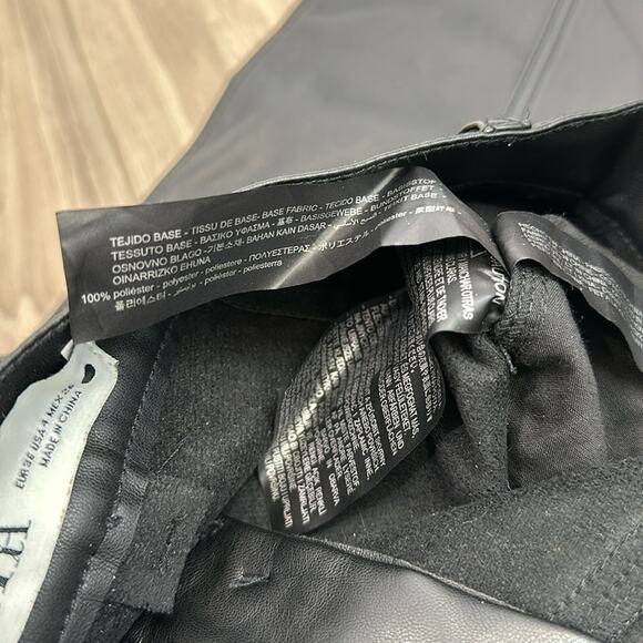 Zara faux leather high waisted corsy pants size 4 - Picture 10 of 11